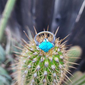 Sterling Silver and Turquoise Ring